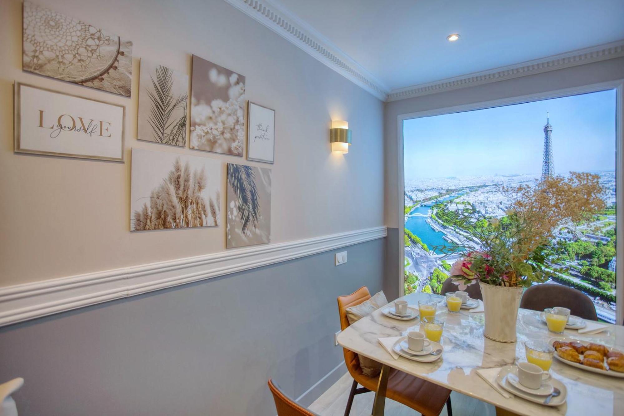 Elegant Triplex In Paris - Ideal For 10 - Aircon Exterior foto